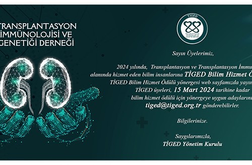 TİGED Bilim Hizmet Ödülü